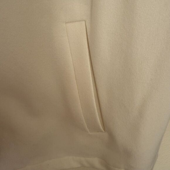 Chico's Blazer Square-Cut Crepe Jacket Size 3/XL Ivory Career Office Business - Picture 6 of 12